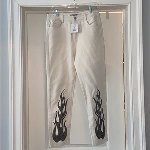 White Flame Jeans